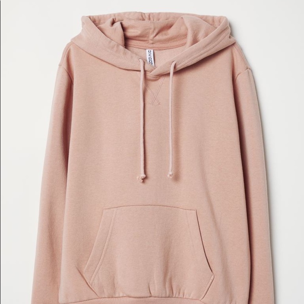 blush pink hoodie